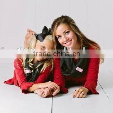 Fashion 2015 Ruffle Tunic Top With Pant Sets Matching Mother and Daugher Dress Family Clothing Set for Women photo-5