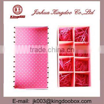 Jinhua Supplier Handmade Paper Chocolate Gift Box With Ribbon Lid photo-2