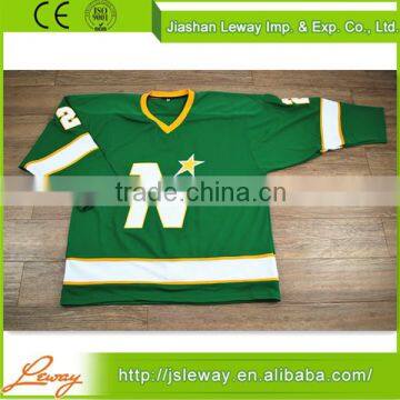 Kids color combination retro custom reversible ice hockey jerseys