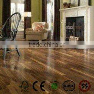 Walnut engineered wood flooring