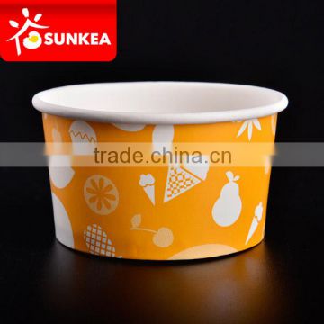 Custom printed Icecream cup with lid