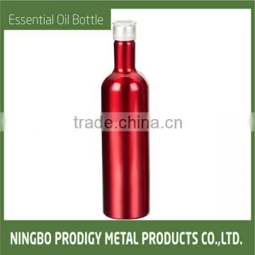 RED COLORDED SCREW ALUMINUM BOTTLE