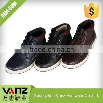 High Ankle Fashion Boys Men Boots 2015 Customized OEM Casual Shoes