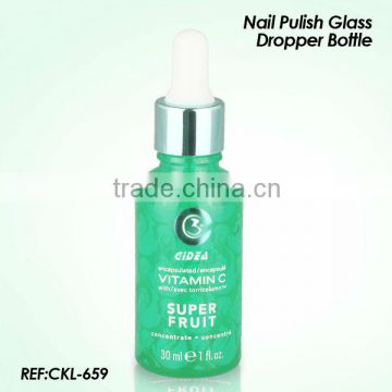 cosmetic bottle glass