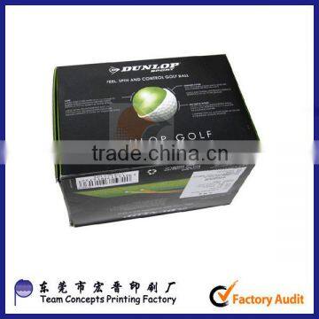 manufacturer new product cardboard golf ball packaging box                        
                                                Quality Choice