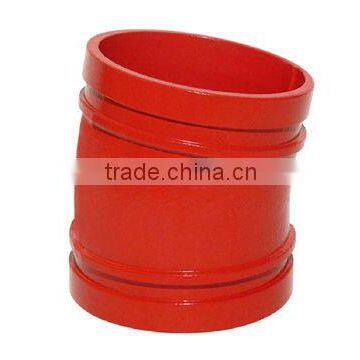 Grooved Pipe Fitting 11.25 degree elbow