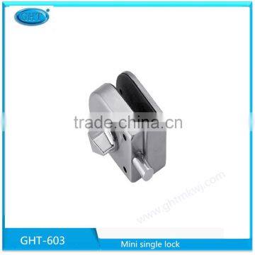 SS 304/201 high serurity single door hook lock for glass door