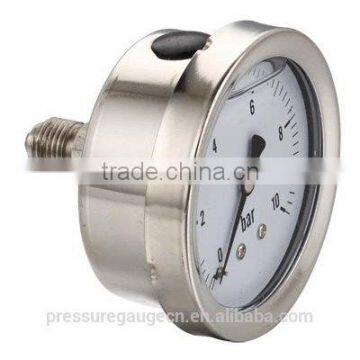 All stainless steel pressure gauge bar