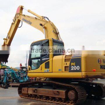 used komatsu PC200-8 original from japan crawler excavator in china