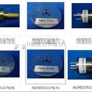 AS/NZS 3112 Australian plug and socket gauge plug adaptor