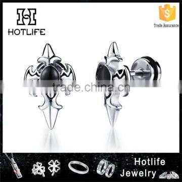 Latest wholesale 316L stainless steel earring for men