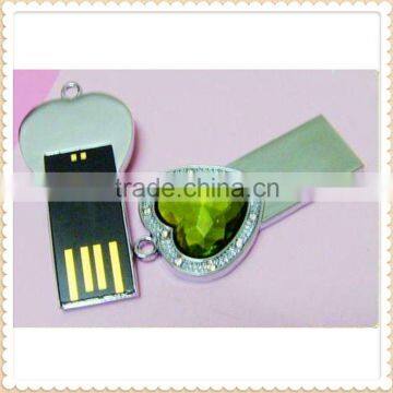 beautiful Crystal mini usb flash sticks