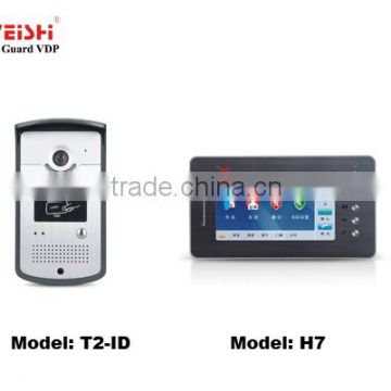 Wired T2-IDH7 Villa CMOS Cmera 7 inch TFT LCD screen Video Door phone model