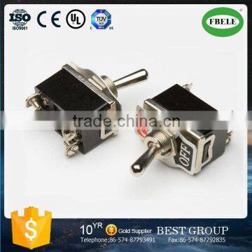 KN3(C)-202A-R High quality 3 pins screw termials ON OFF ON medium toggle switch(FBELE)