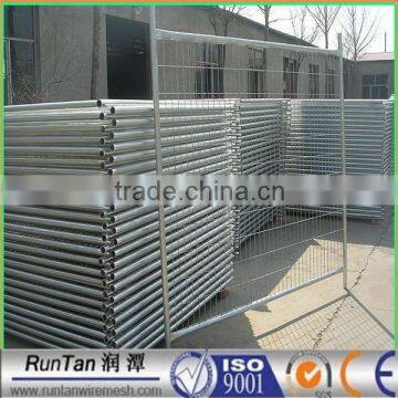 factory 2014 welded steel hot dipped galvanized temporary construction fence