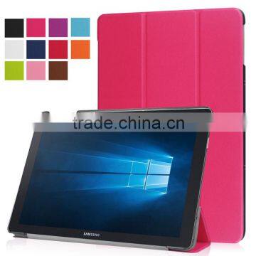 Folio book PU leather case for Galaxy Tab Pro S 12' with stand