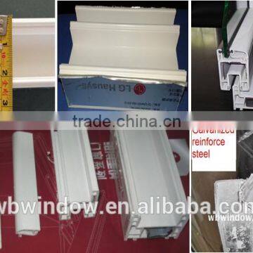 Lastest Plastic Frame and Double Glass Sliding Style Pvc Windows photo-6