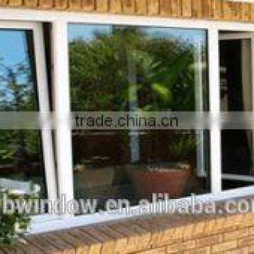 Cheap single clear glass Plastic/Vinyl tilt&turn home windows,white tilt&turn windows,Plastic/Vinyl windows and doors