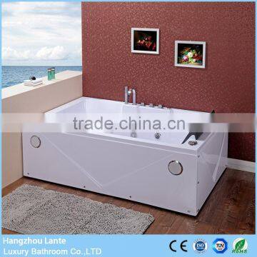 Luxury garden whirlpool bath with computer panel control