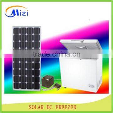 2015 hotsale DC 12V/24V solar freezer 100L 150L 200L 250L