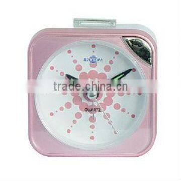 Plastic Square Shape Table Alarm Clock Wake up Laght Alarm Clock photo-4