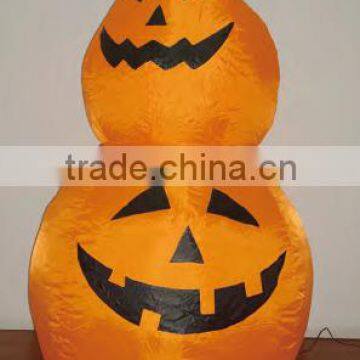 Halloween Double Pumpkin With Funny Expression