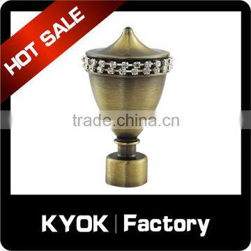 KYOK Curtain Rods Finial ,retractable Curtain Finial Wholesale Curtain Rod Accessories photo-5