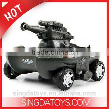 24883 Fighting Vehicles RC Amphibious Tank Shooting BB