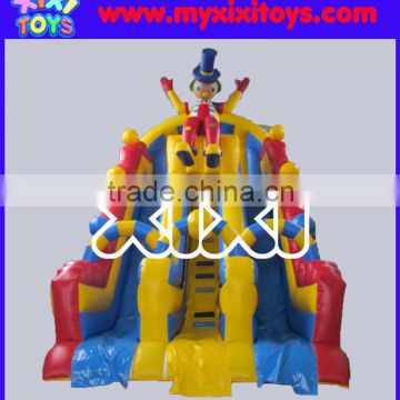 commercial Kids magician dual lane inflatable slide