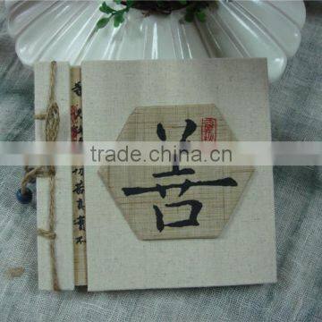 15.5*15cm ramie rope binding paper notebook