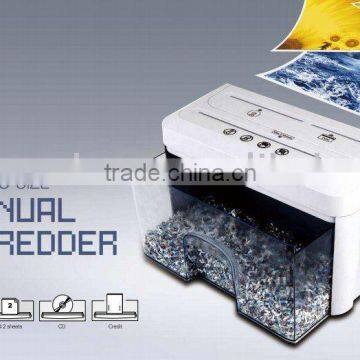Multifunction crosscut paper shredder