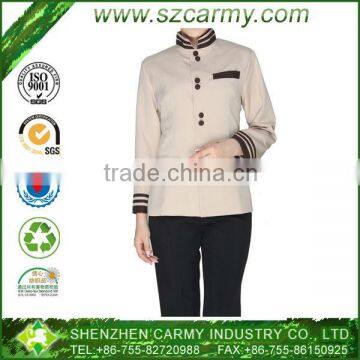 Women's Autumn & Winter Use Hotel Cleaner Purifier House Keeper's uniform