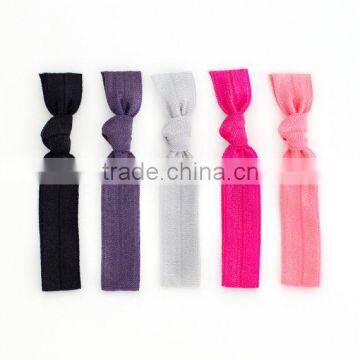 Custom logo printed elastic hair band