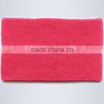 2016 Factory 50mm Width Sports Elastic Cotton Sweat Headband for Women Plain Custom Hair Band photo-3