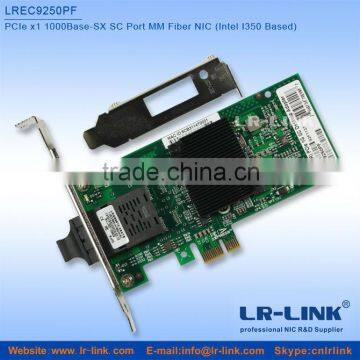 PCIe x1 1000Base-SX SC Port MM Fiber Optic LAN Card(Intel I350 Based)
