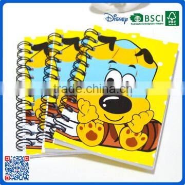 Promotional bulk cheap custom school recycled spiral notebooks with fast delivery time