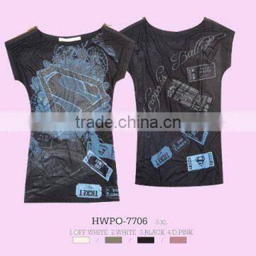 Glo-story Cotton Lycra Women Tshirts