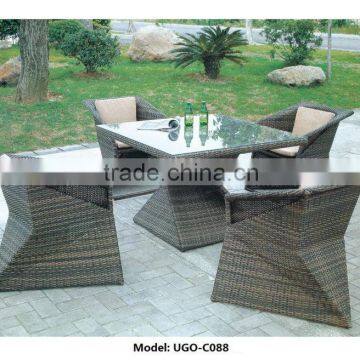 UGO rattan furniture dubai dining tables and chairs UGO-C088