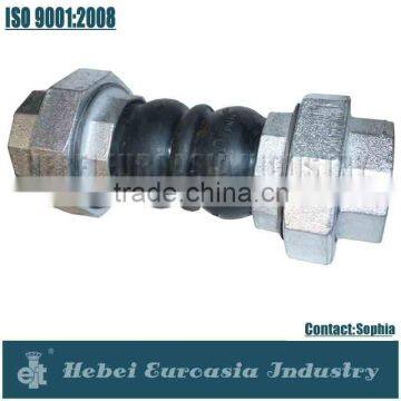 Galvanized Threaded Union Concentric Rubber Expansion Joint