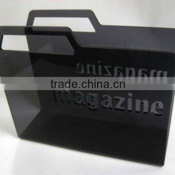 Acrylic Magazine/Newspaper Storage Holder Stand,Box,Tote,Rack