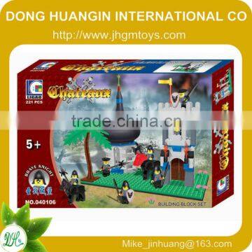 Wange Castle Series children plastic building block toys