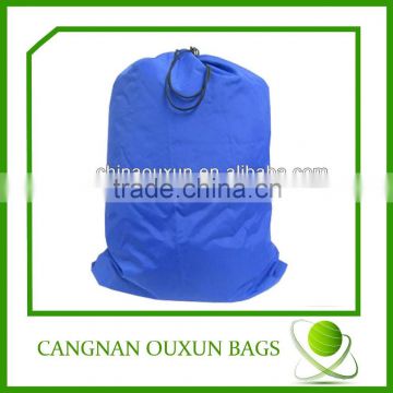 Durable in use nylon drawstring laundry bag