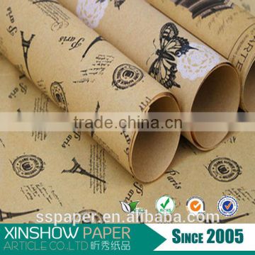 70G colorful kraft paper for wrapping kraft paper thickness