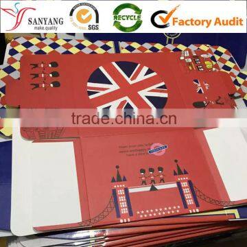 Union Flag Print Paper Case Box For UK Style