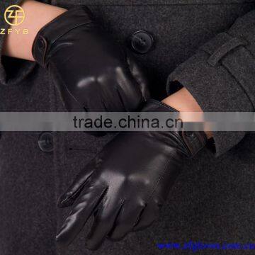 Fashion new style Men custom leather gloves on factory price