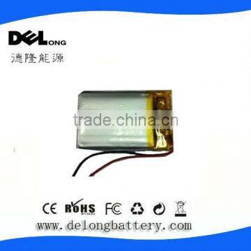 rechargeable li polymer battery 3.7v 602530 430mah