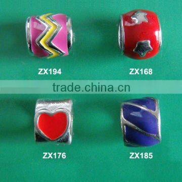 Fashion Metal Beads Enamel For Jewelry Accessory Diy Beads Jewelry Finding Wholesales Nickle Free Beads