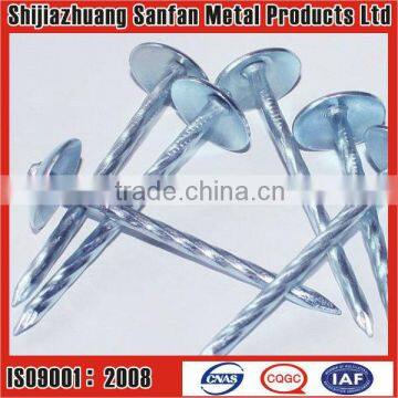 mushroom roofing nails umbrella head