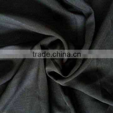 Formal Black Chiffon Fabric Arabic Wool Chiffon