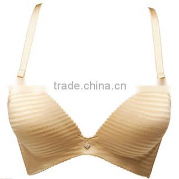 Hot Sale Women's Comfortable Underwired Seamless Laser-cut Push Up Bra